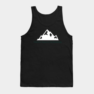 Find Your Peace In The Mountains Design Tank Top